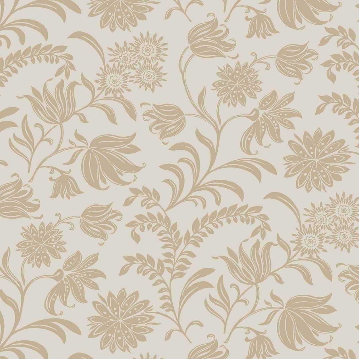 Laura Ashley Hemingway Caramel Wallpaper