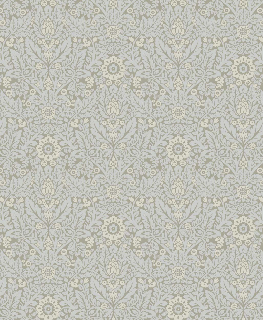 Laura Ashley Delamore Stone Grey Wallpaper