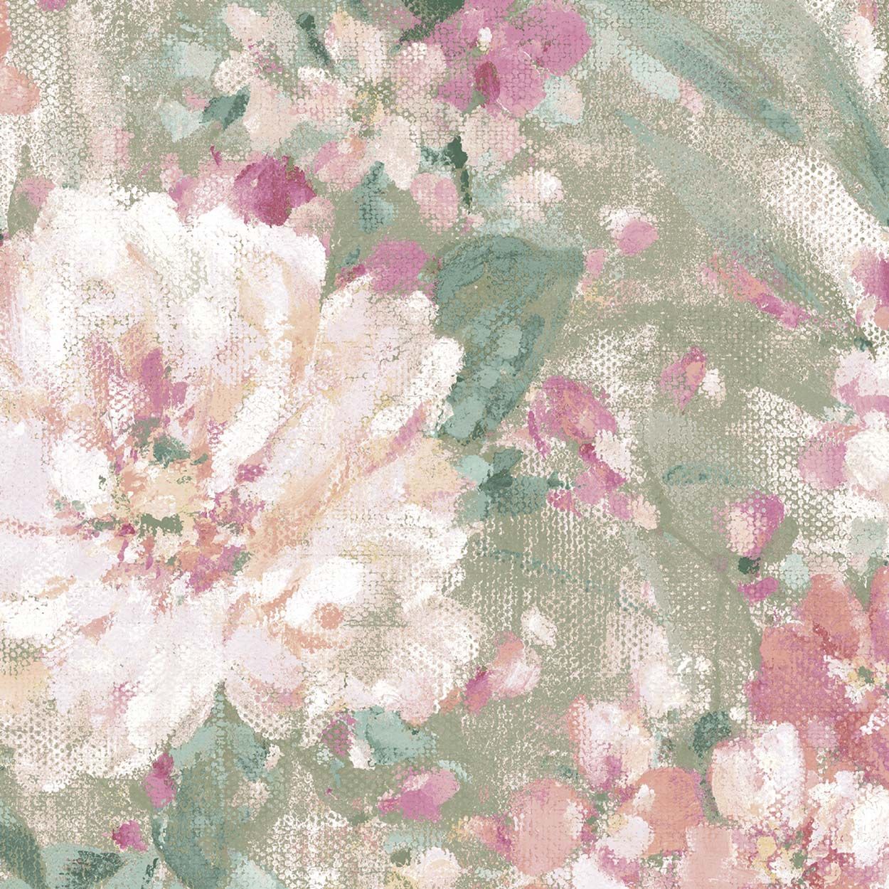 Laura Ashley Mayville Hedgerow Green Wallpaper