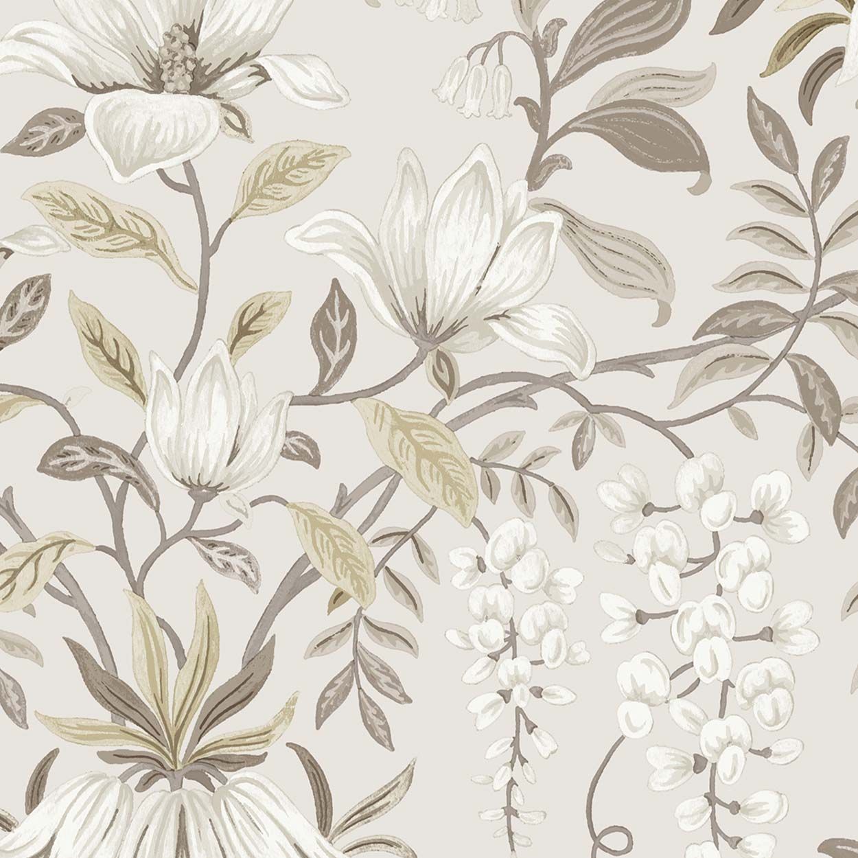 Laura Ashley Parterre Soft Natural Wallpaper