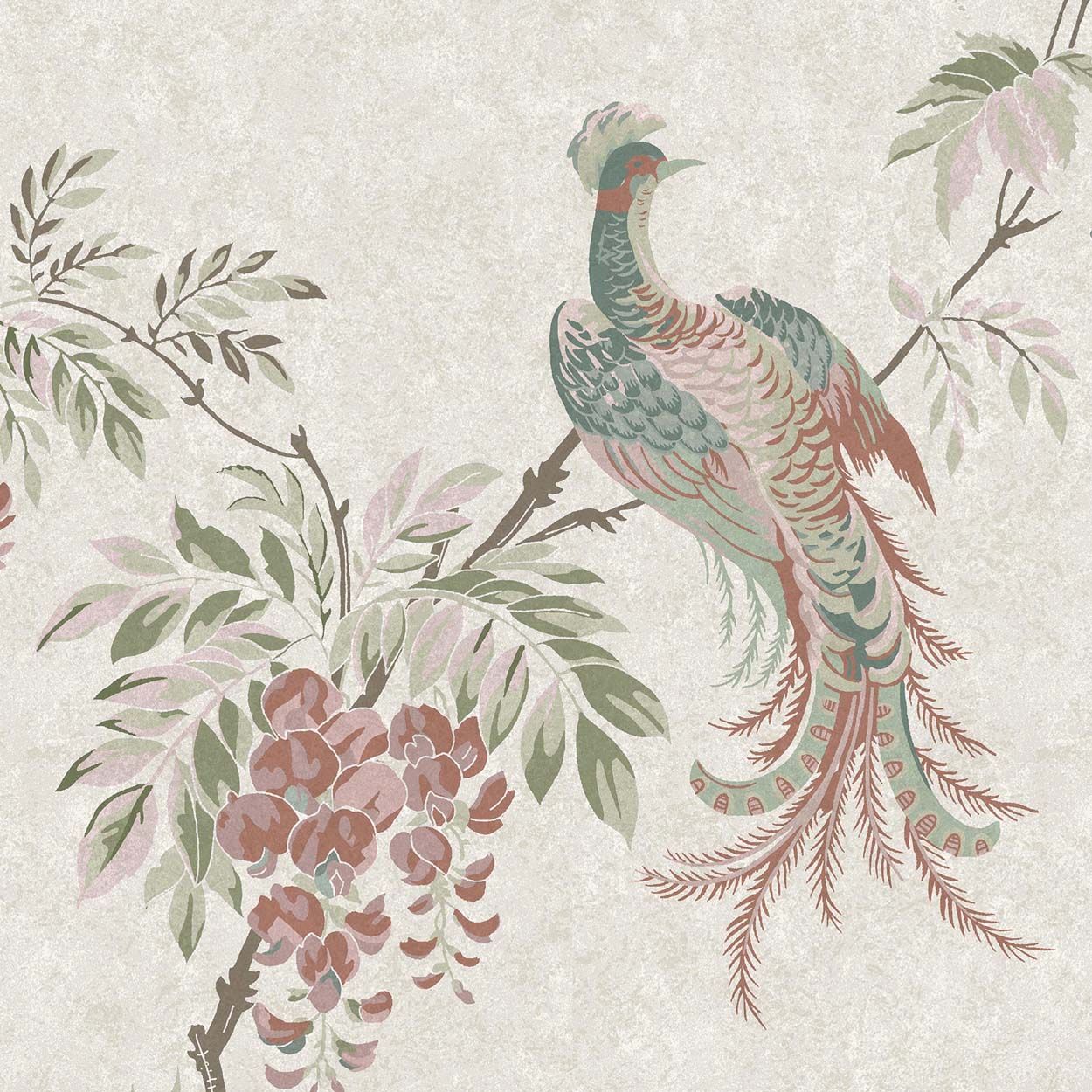 Laura Ashley Attleton Multi/Sage Fixed Size Mural