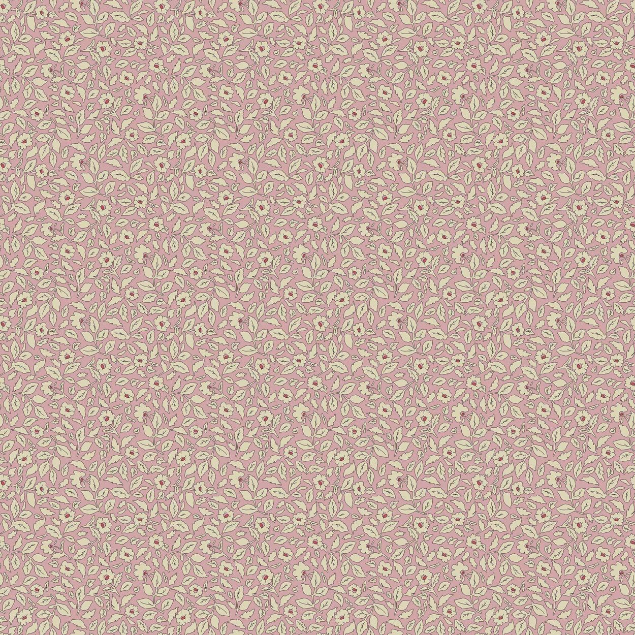Joules Ditsy Floral Print Soft Pink Wallpaper