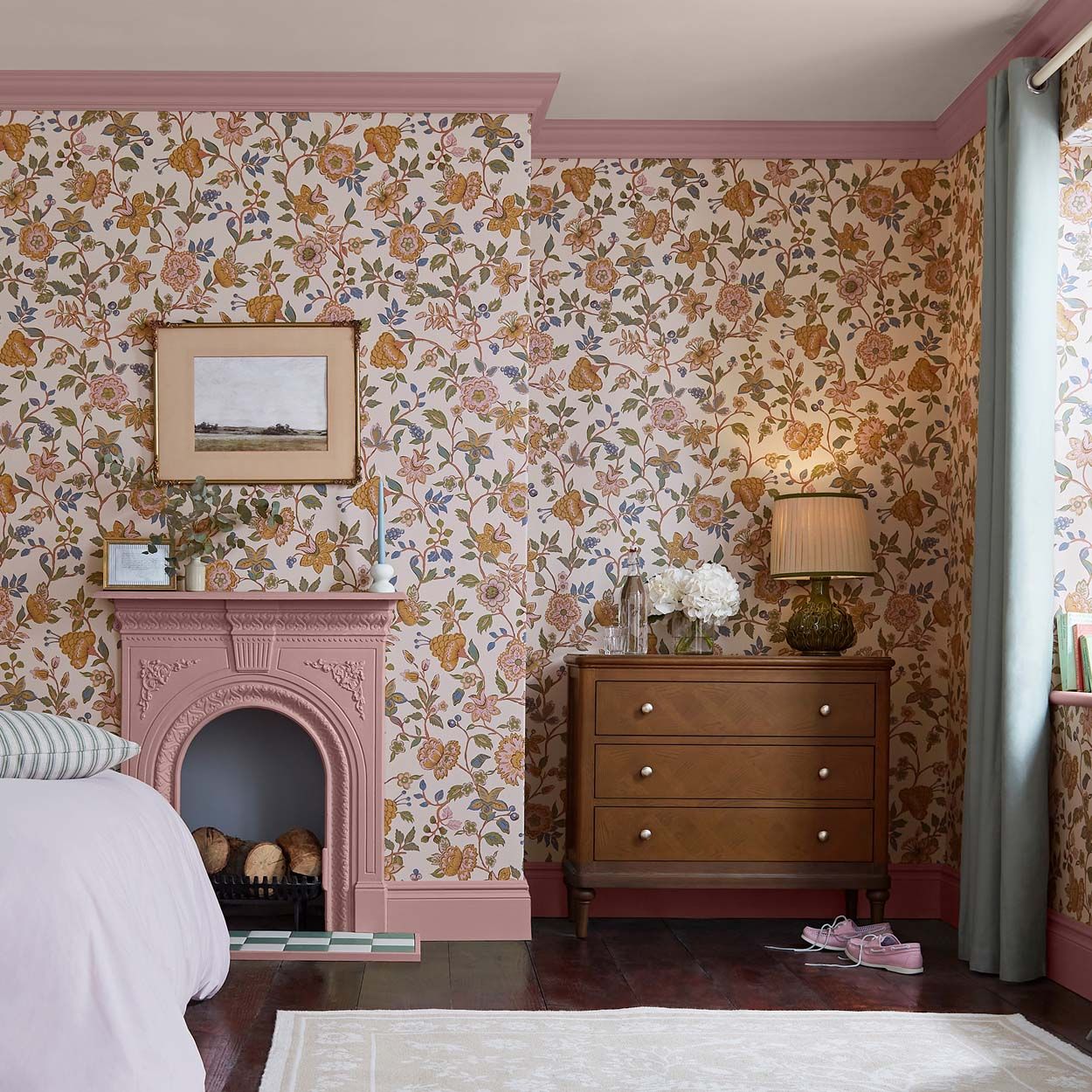 Joules Scot Floral Cream/Multi Wallpaper