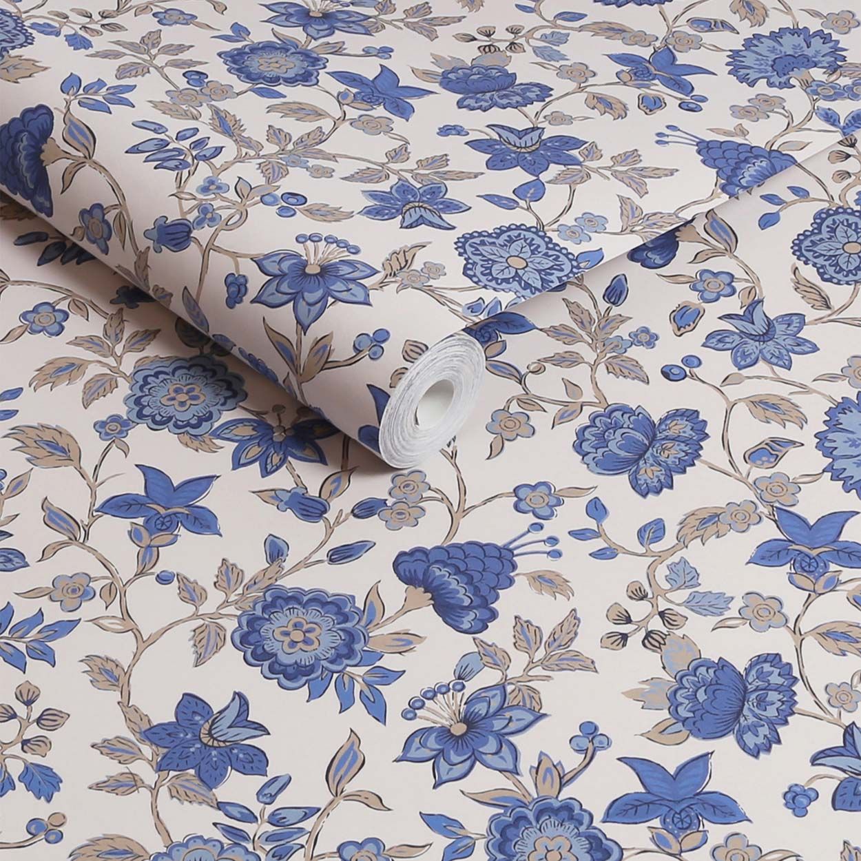 Joules Trailing Scot Cream/Blue Wallpaper