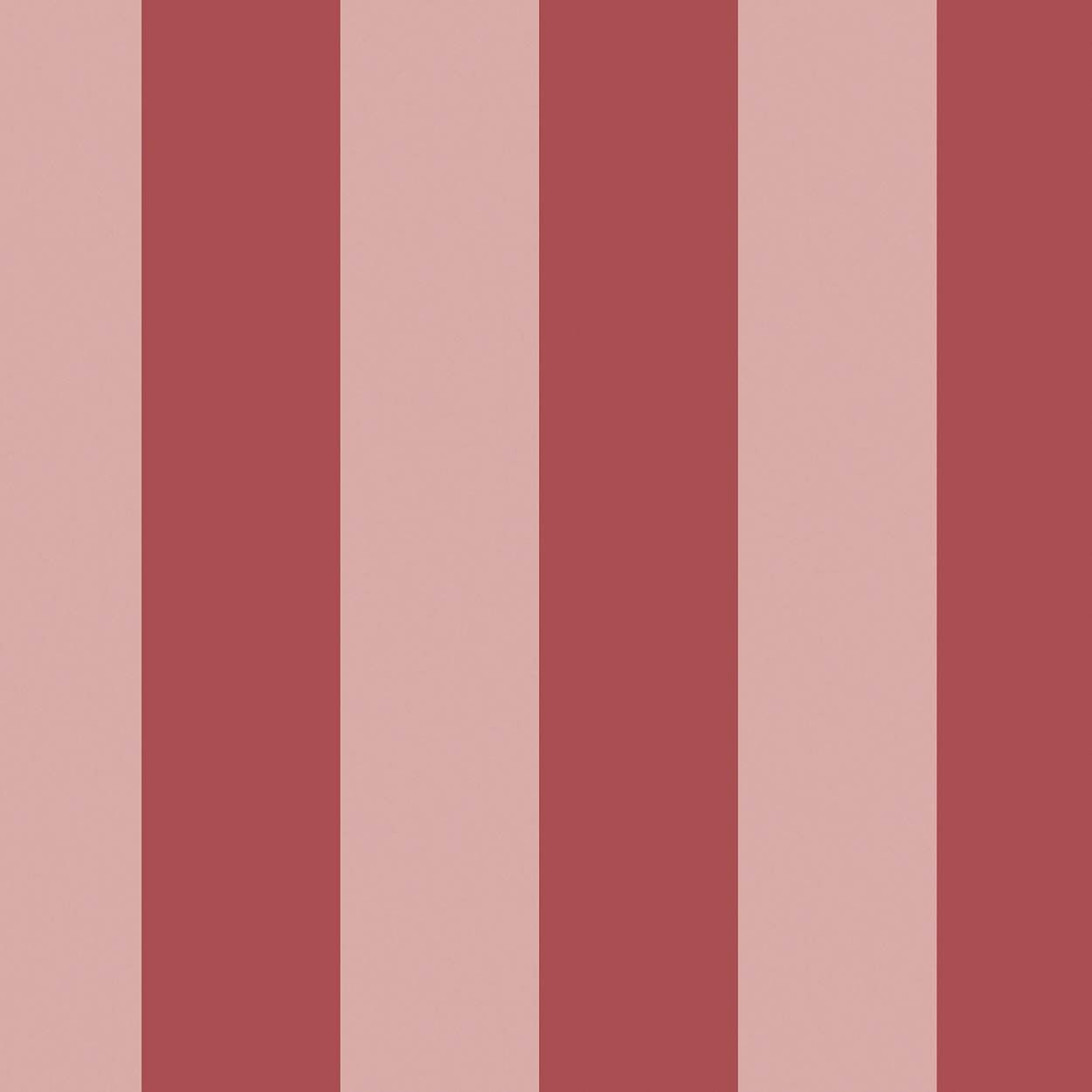 Cath Kidston Canopy Stripe Pink & Red Wallpaper