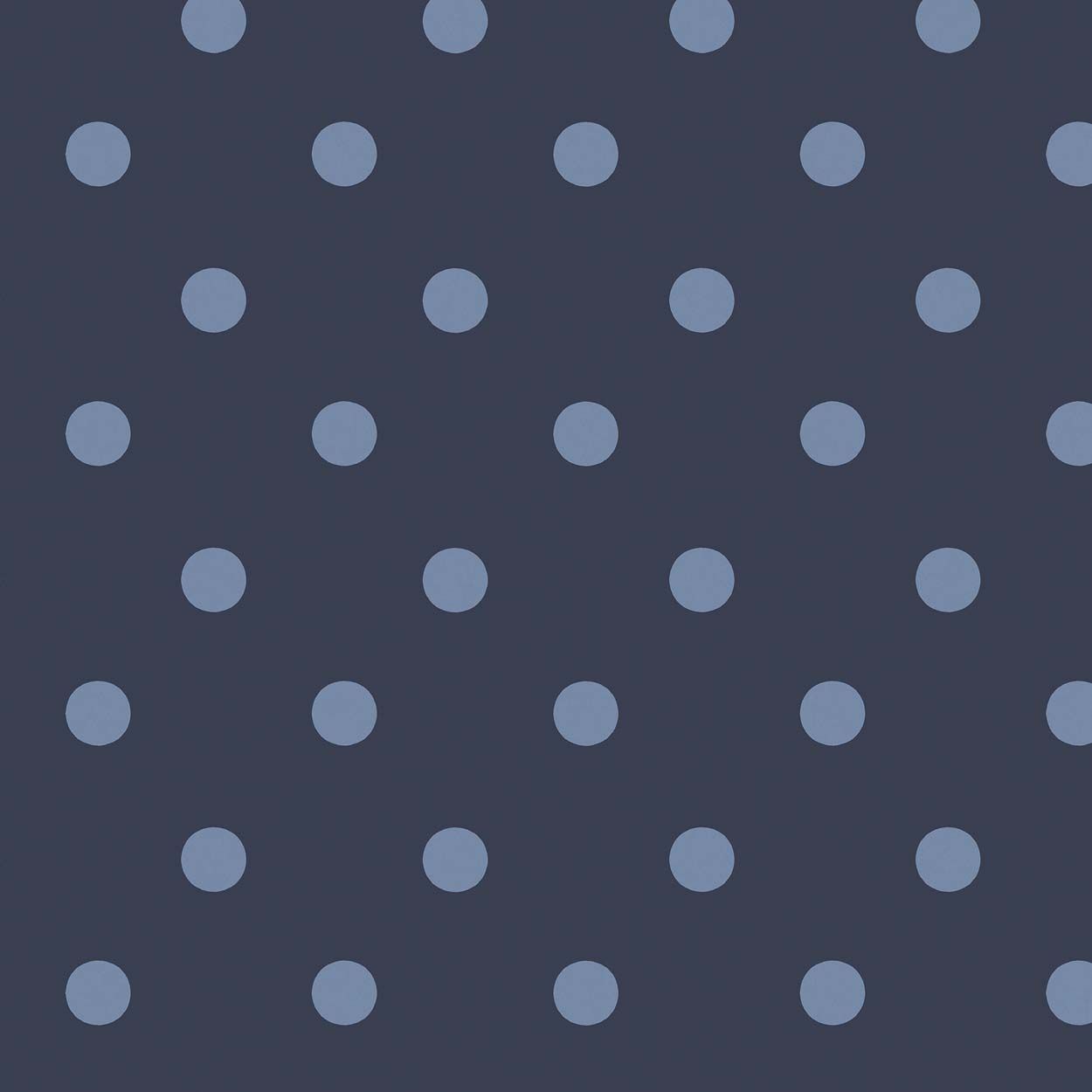 Cath Kidston Button Spot Navy Wallpaper
