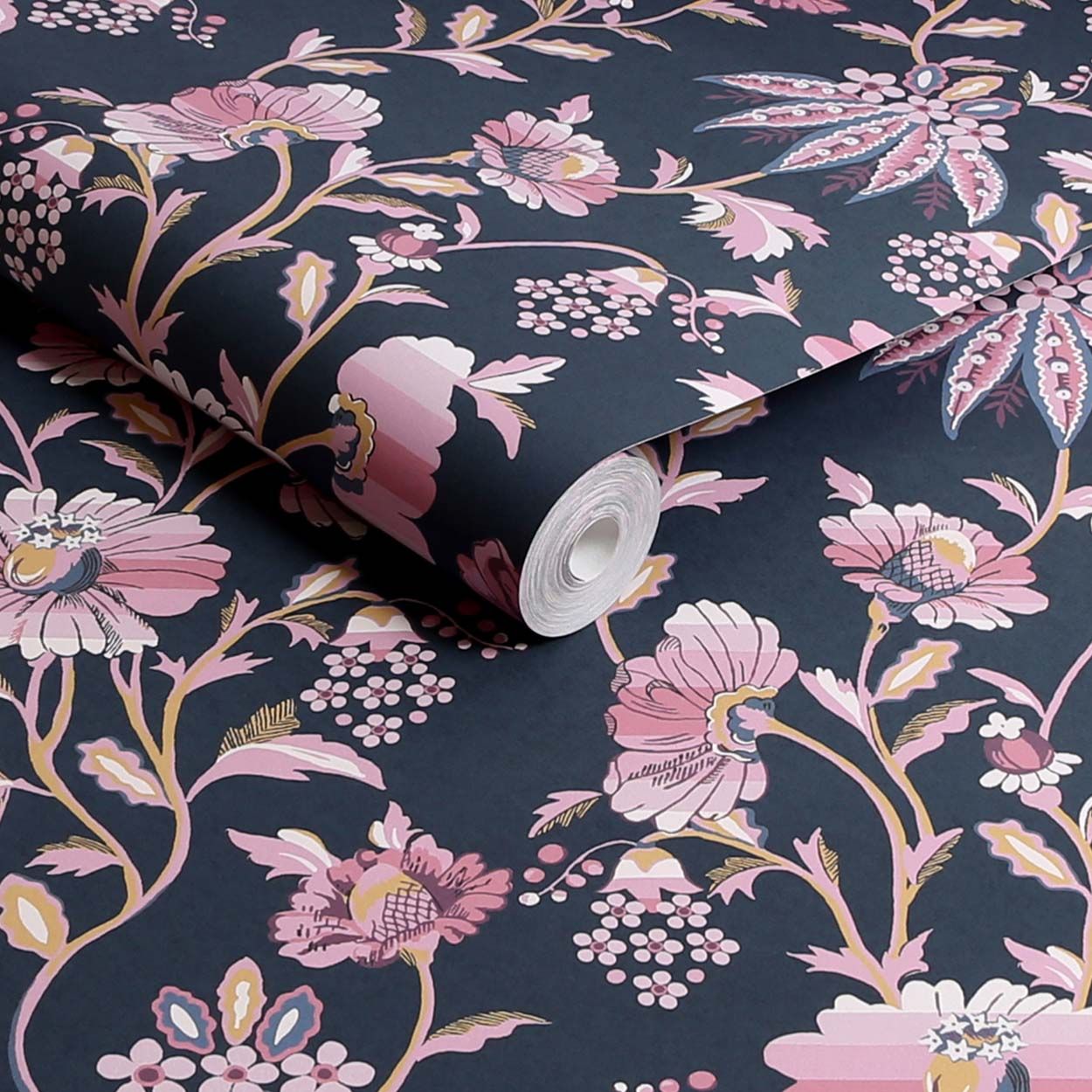Cath Kidston Friendship Garden Navy Wallpaper