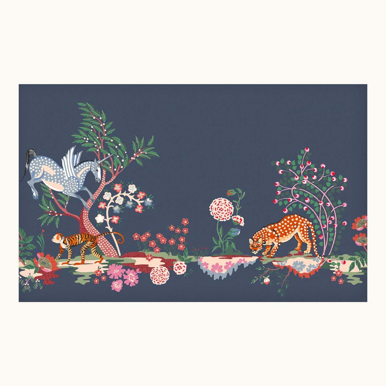 Cath Kidston Cowgirls Multi Fixed Size Mural