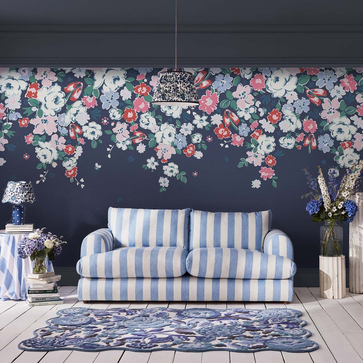 Cath Kidston Cowgirls Multi Fixed Size Mural