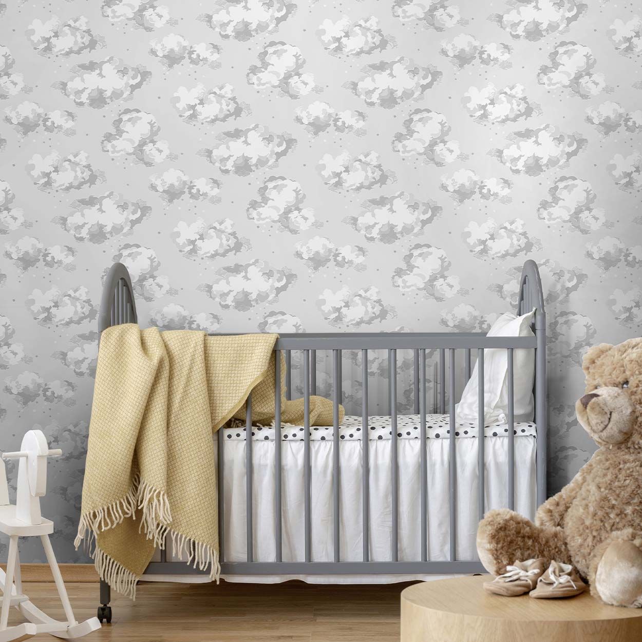 Cath Kidston Silver Linings Neutral Wallpaper