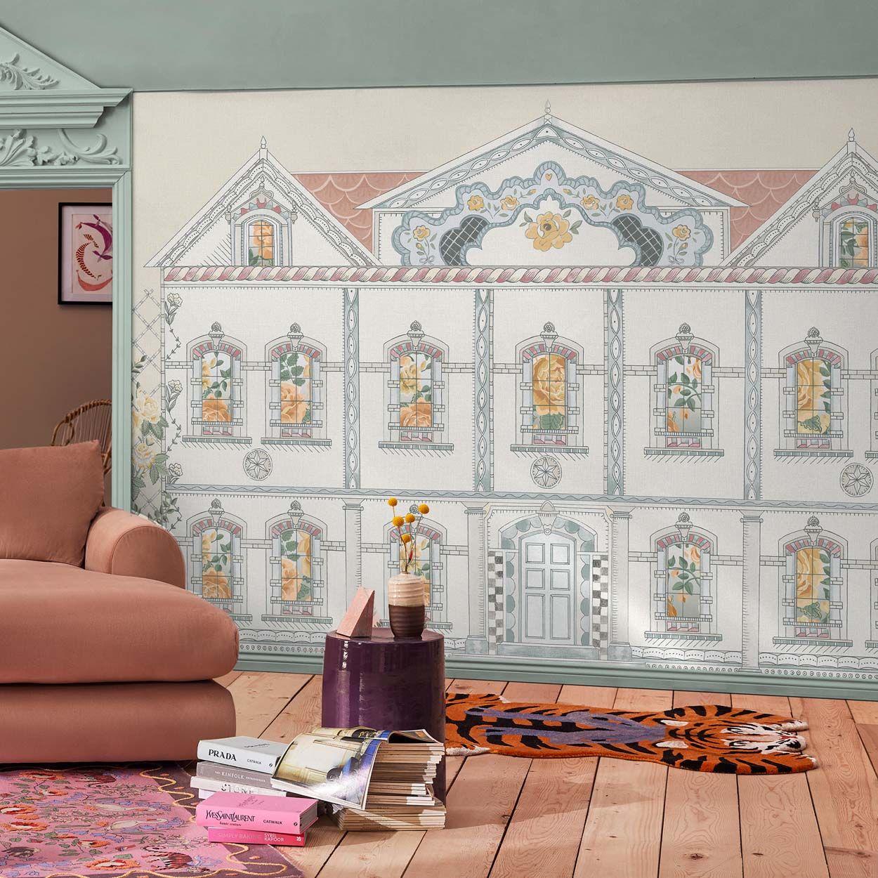 Cath Kidston Doll House Pastel Mural