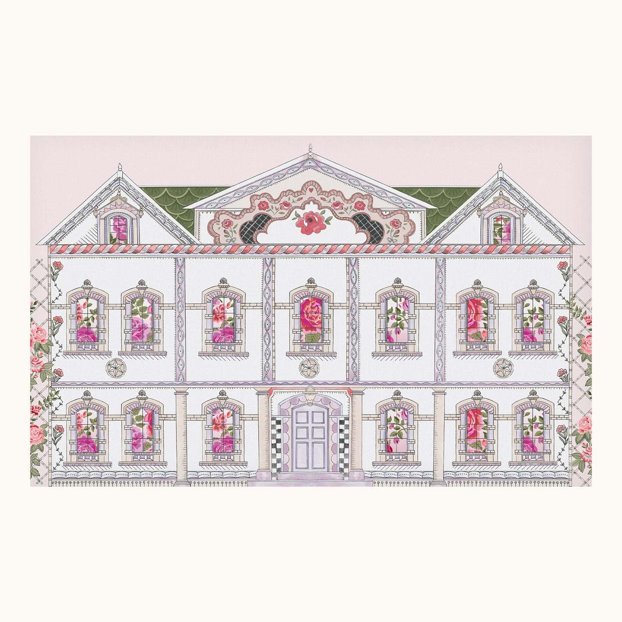 Cath Kidston Doll House Pink Mural