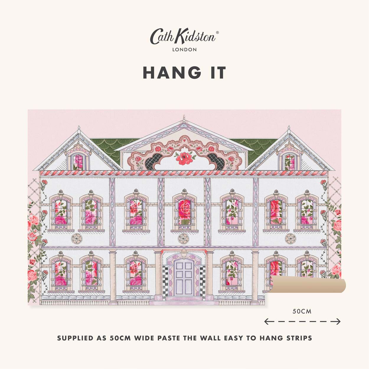 Cath Kidston Doll House Pink Mural