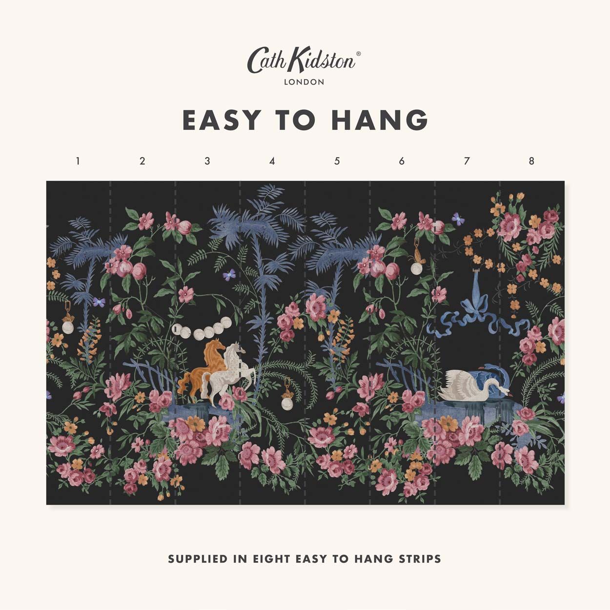 Cath Kidston Colourful Life Night Mural
