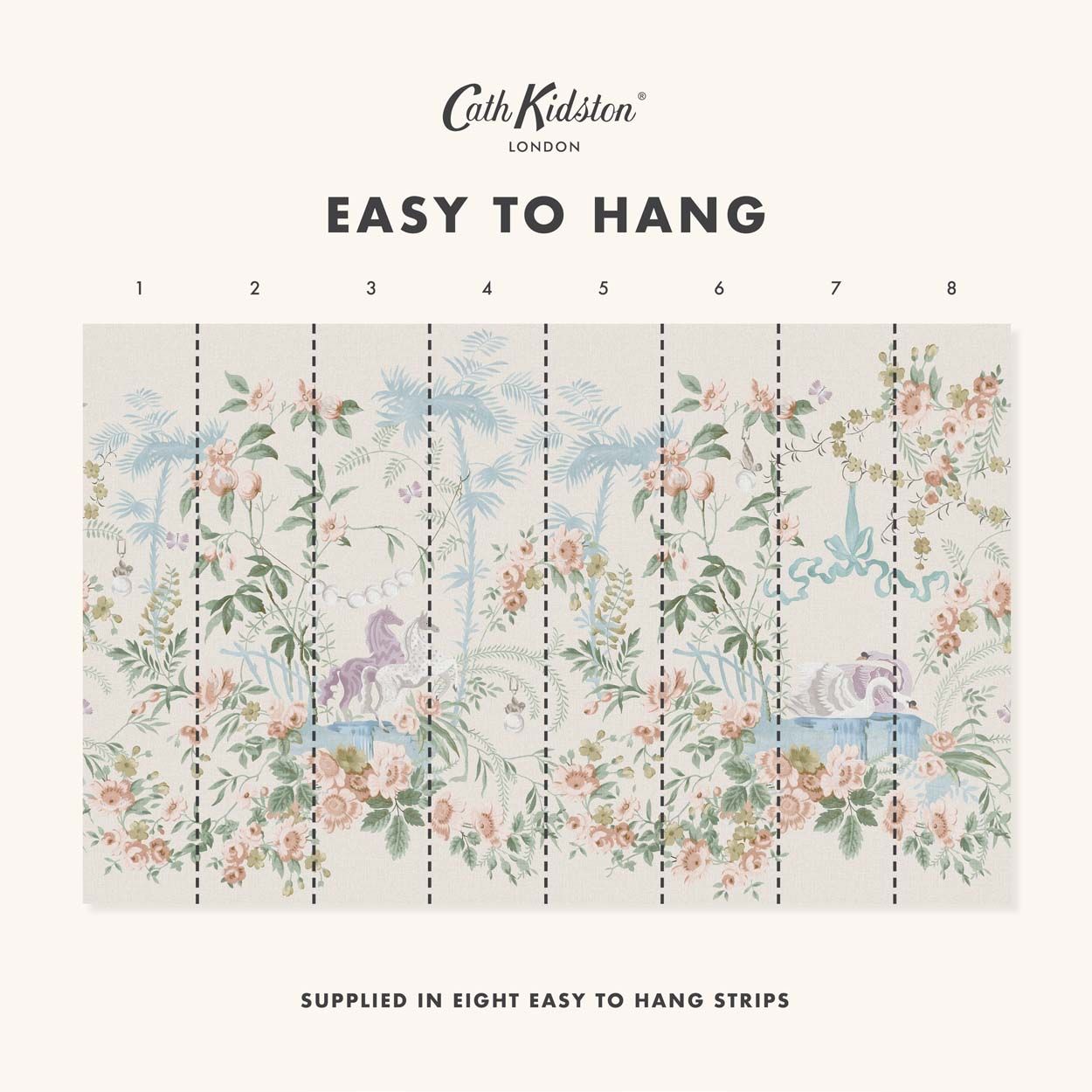 Cath Kidston Colourful Life Pastel Mural