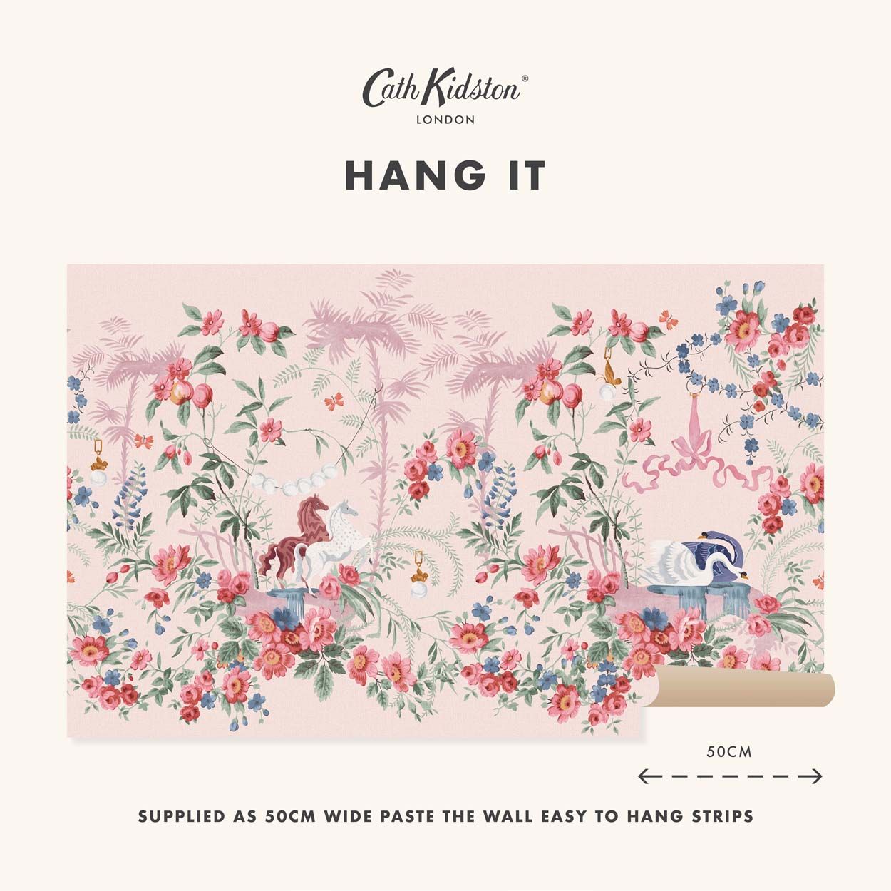 Cath Kidston Colourful Life Pink Mural