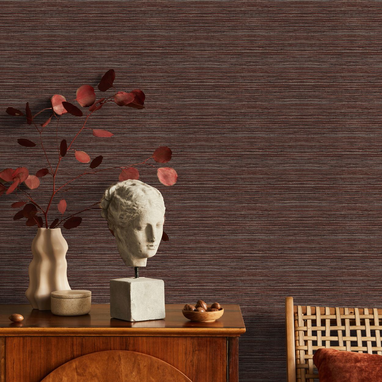 Superfresco Easy Emperor Grasscloth Terracotta Wpr