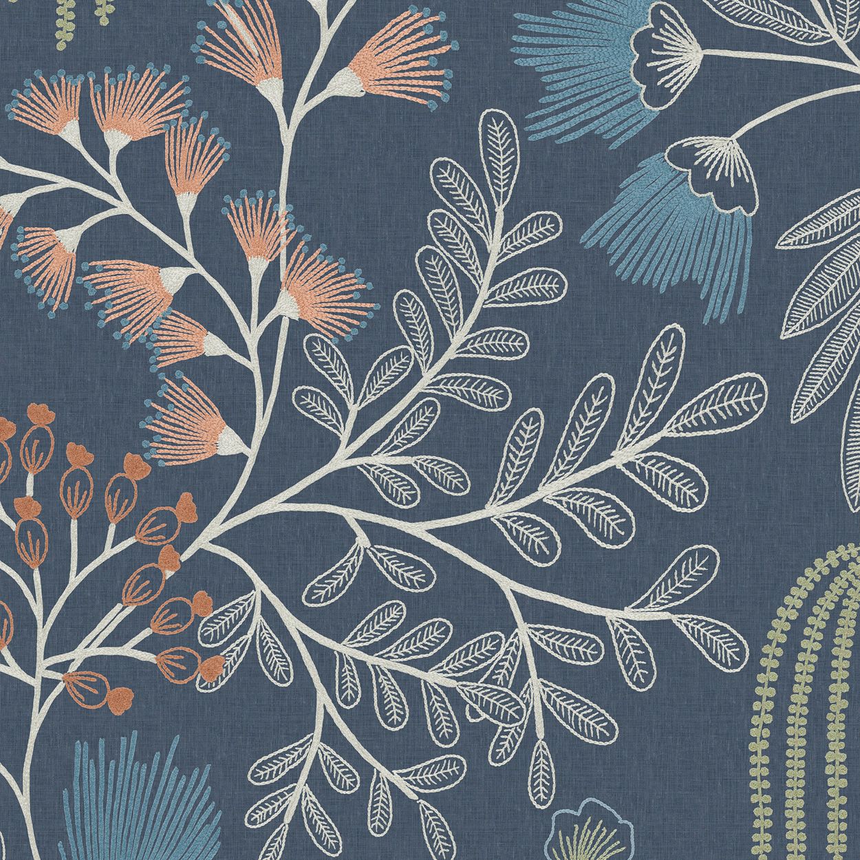 Superfresco Easy Richmond Navy Wallpaper