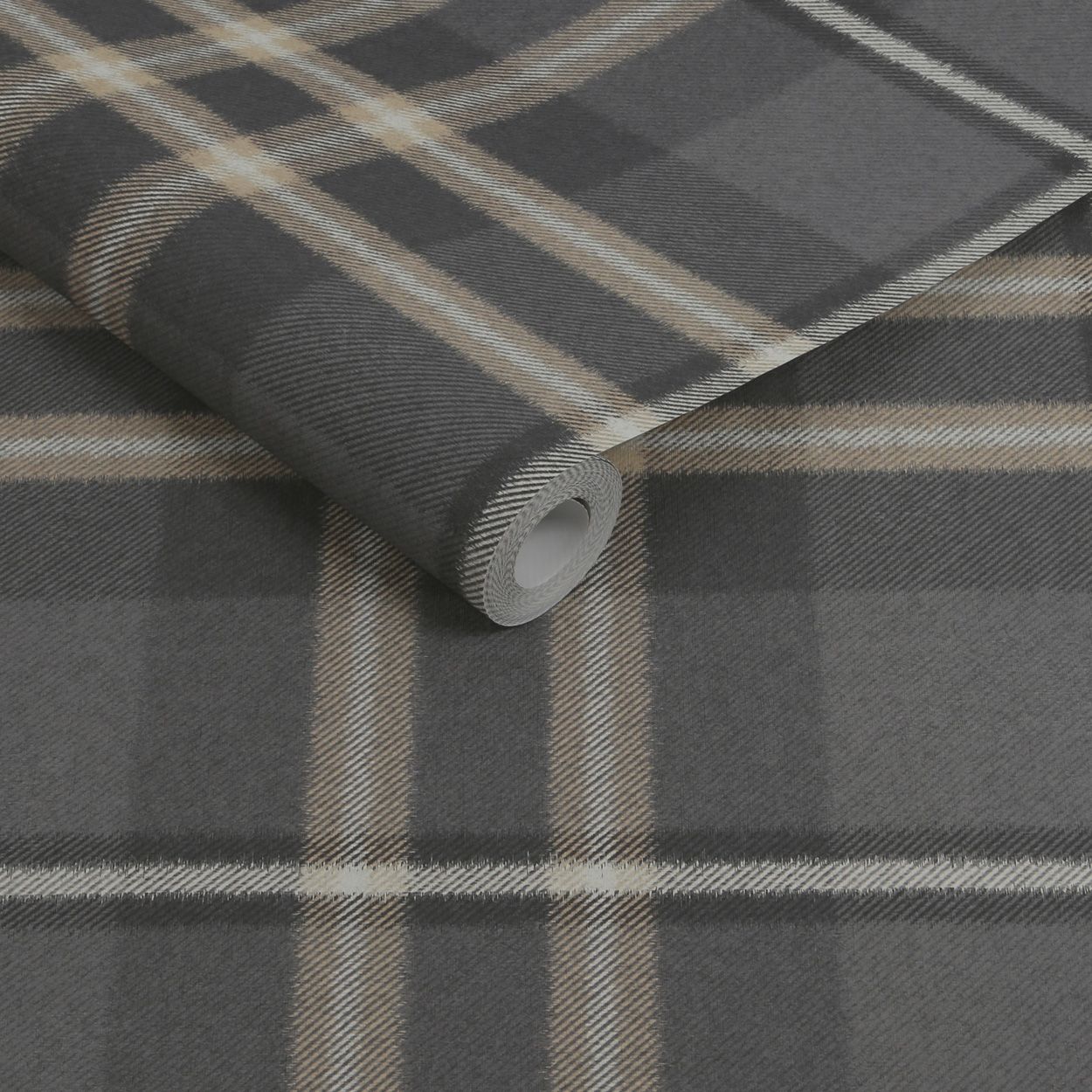 Superfresco Easy Eildon Weave Charcoal Wallpaper