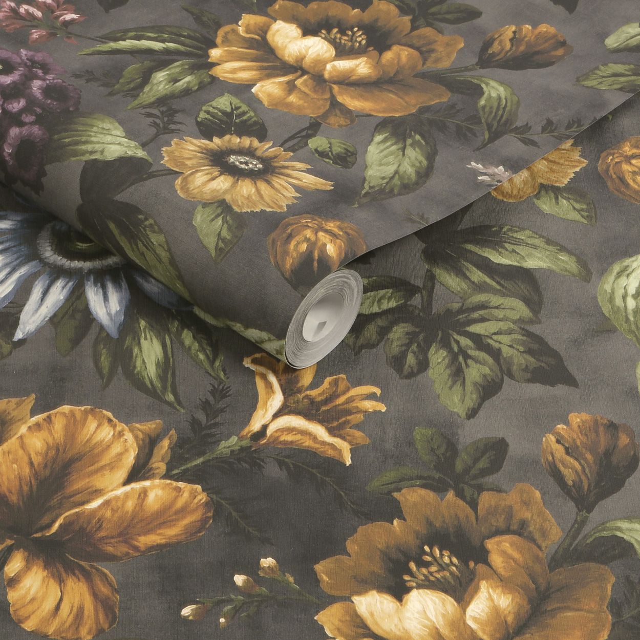 Superfresco Easy Gardenia Charcoal Wallpaper
