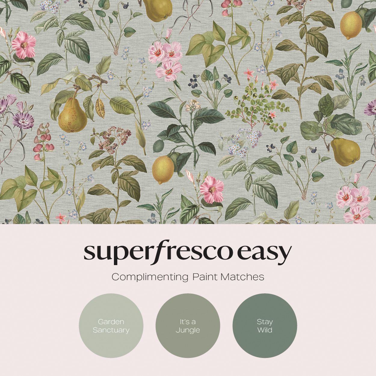 Superfresco Easy Ophelia Sage Wallpaper
