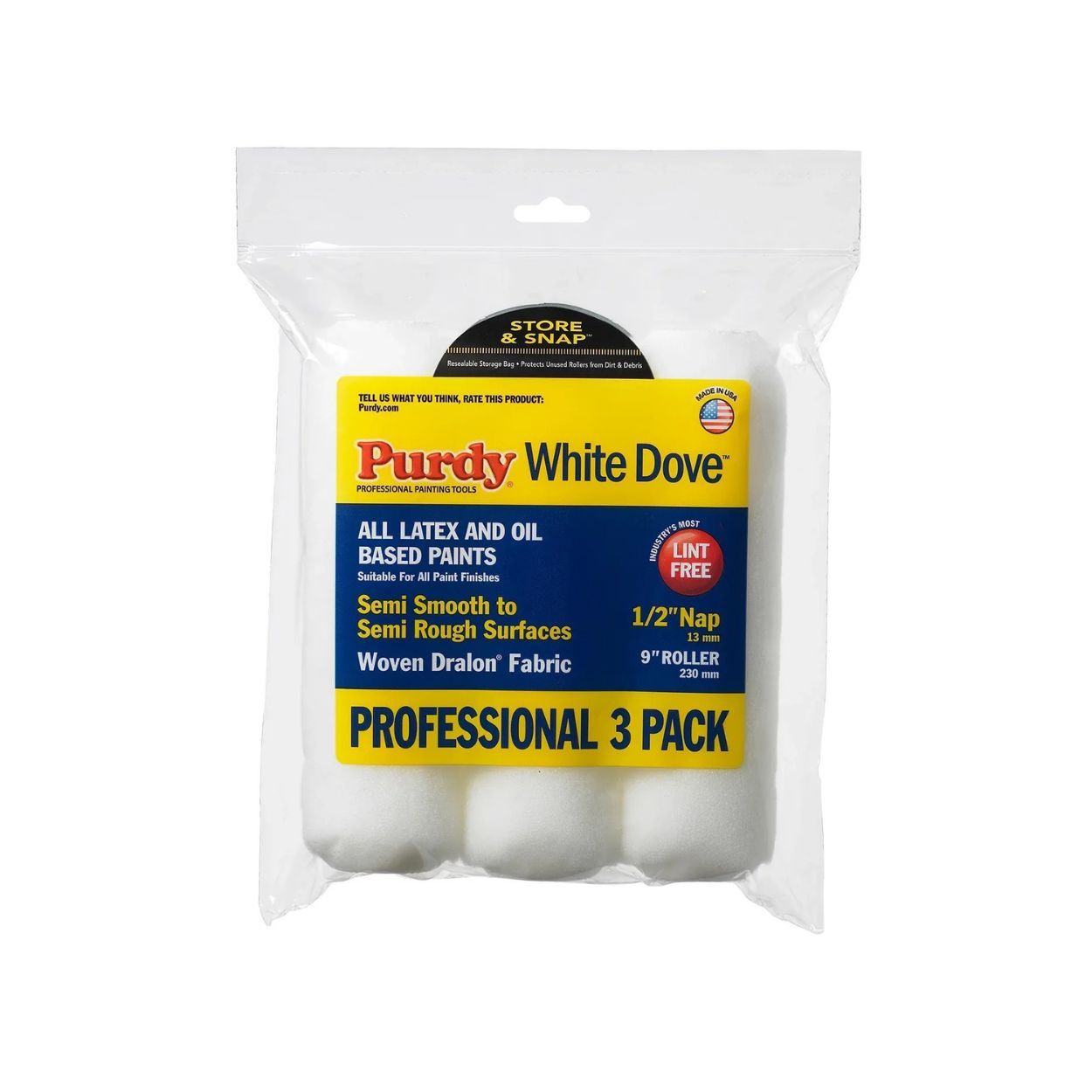 Purdy White Dove Roller Cover 12 inch
