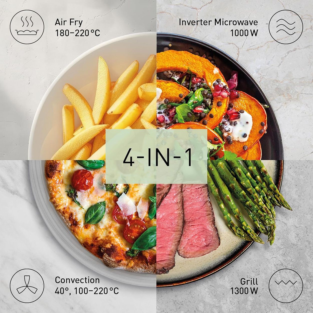 Panasonic 4-in-1 Air Fry Combi Microwave Oven