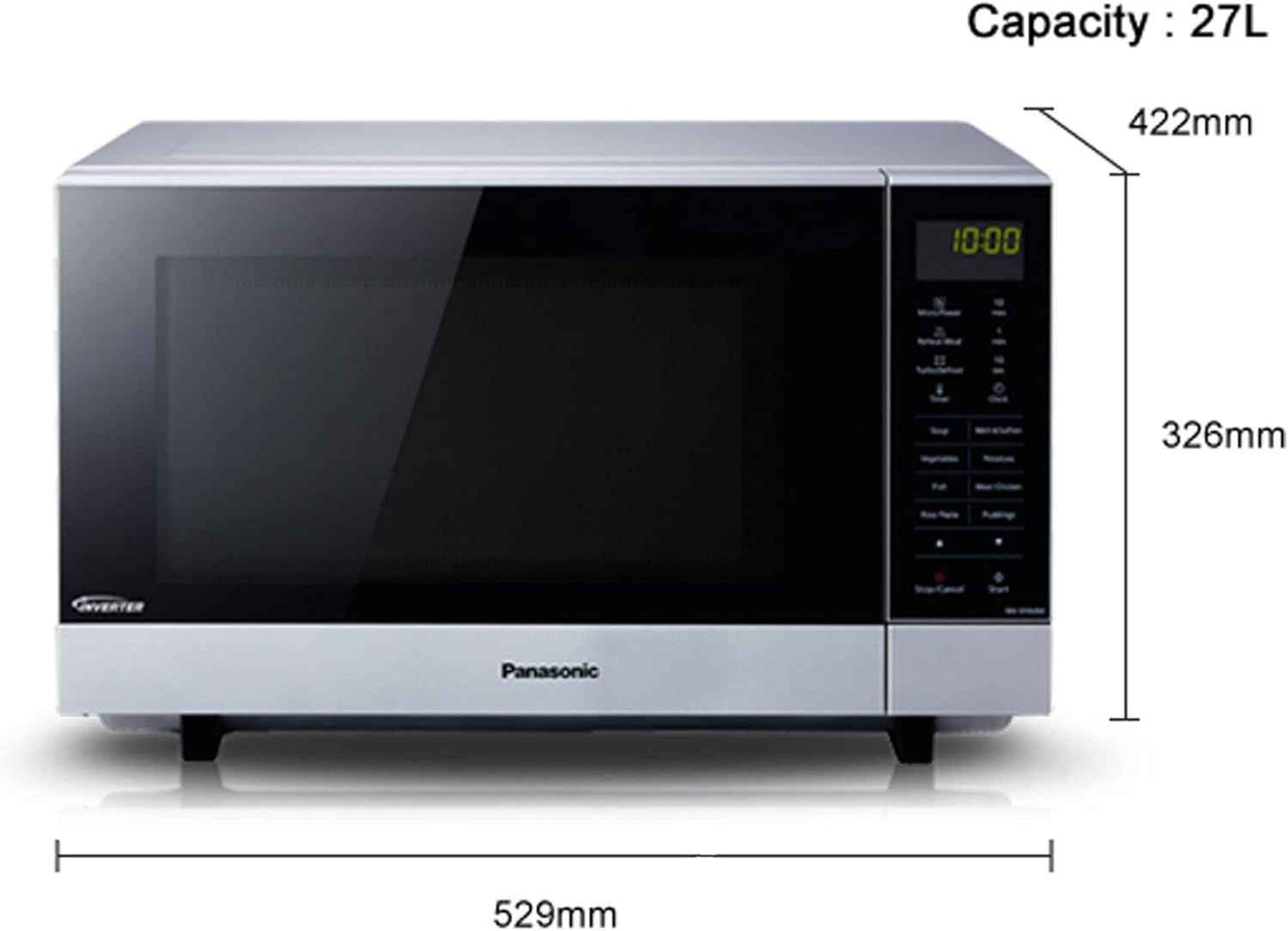 Panasonic  Solo Microwave Silver
