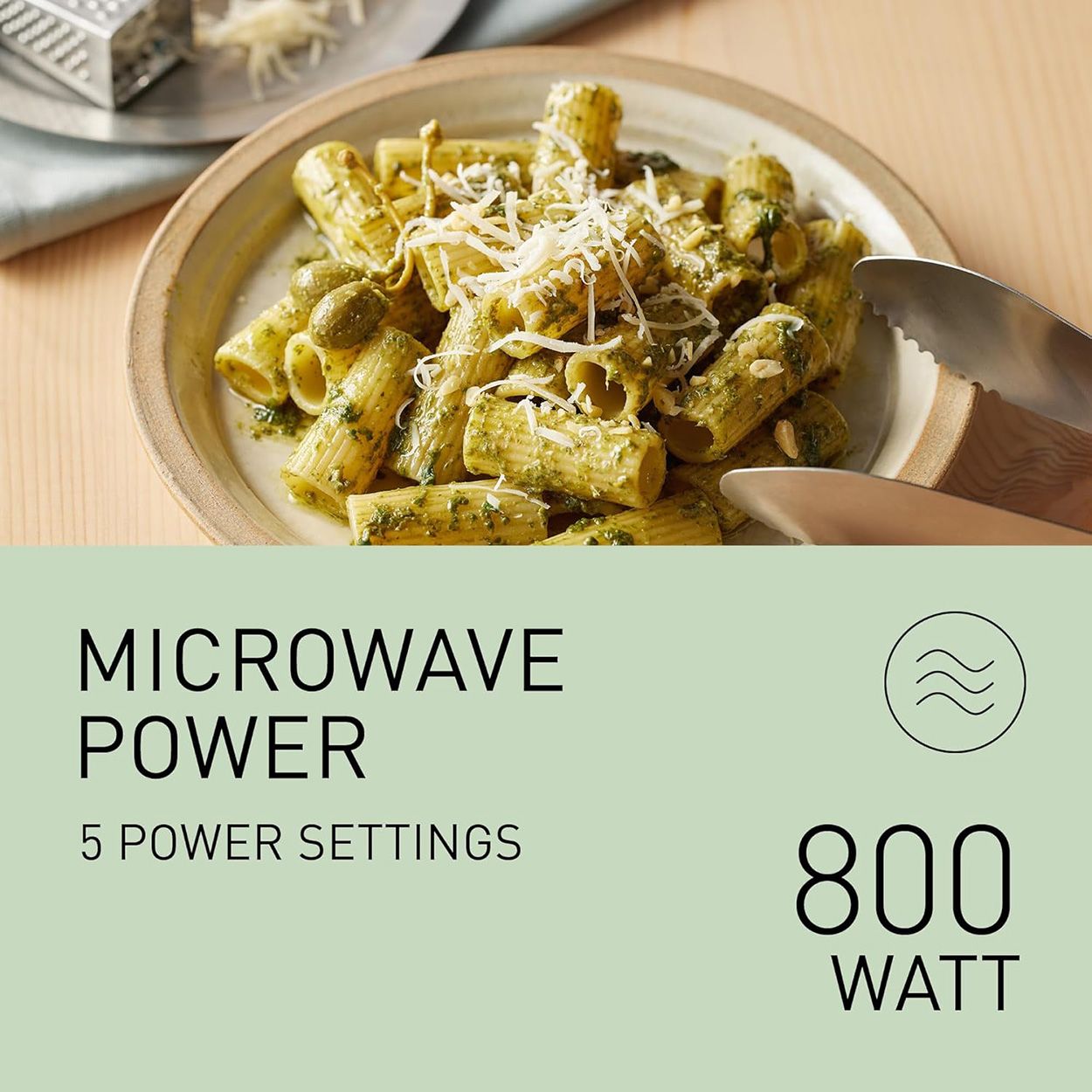 Panasonic Compact Solo Microwave Silver