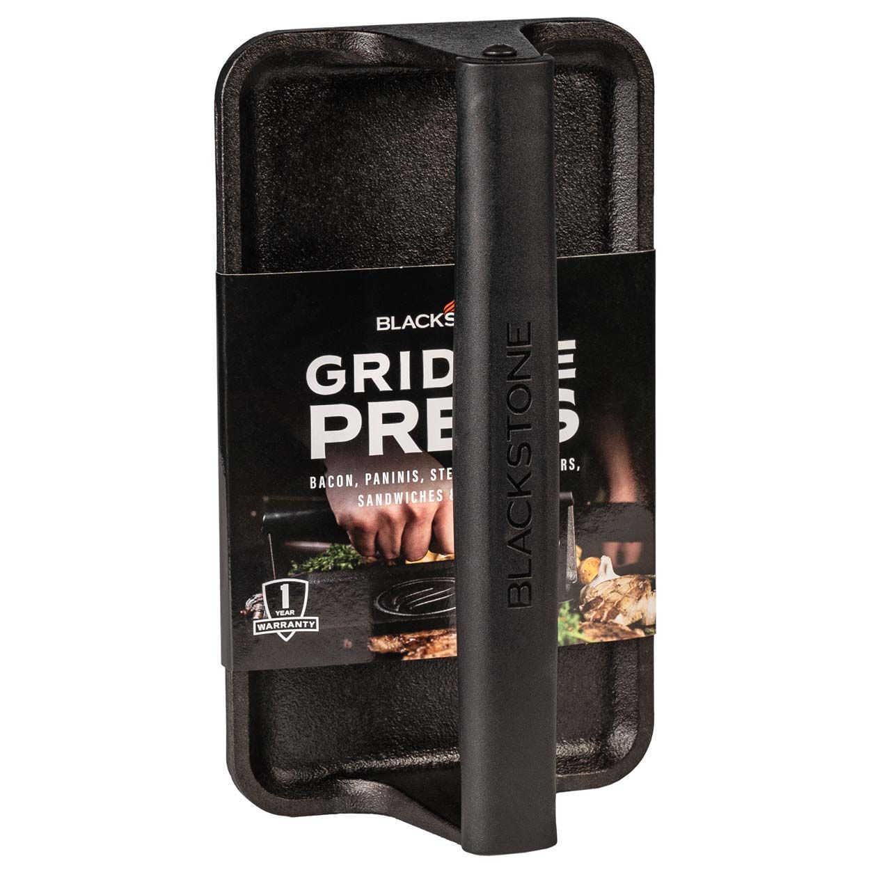 Blackstone Cast Iron Griddle Press 25Cm By 14Cm