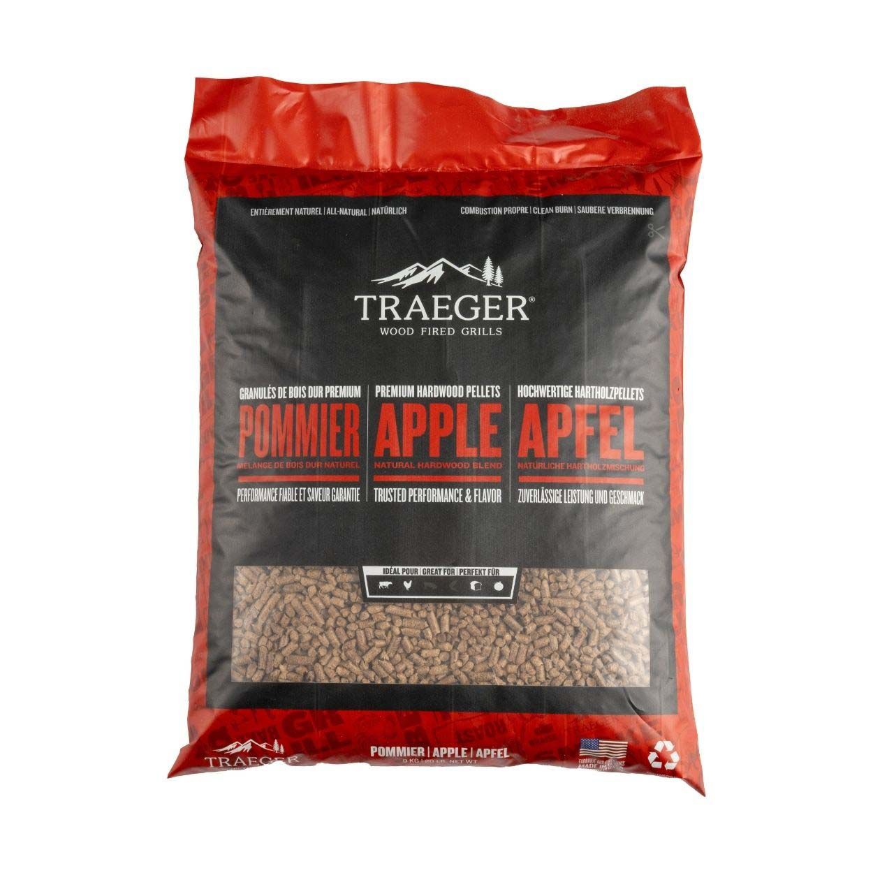 Traeger Apple Wood Pellets 20Lb
