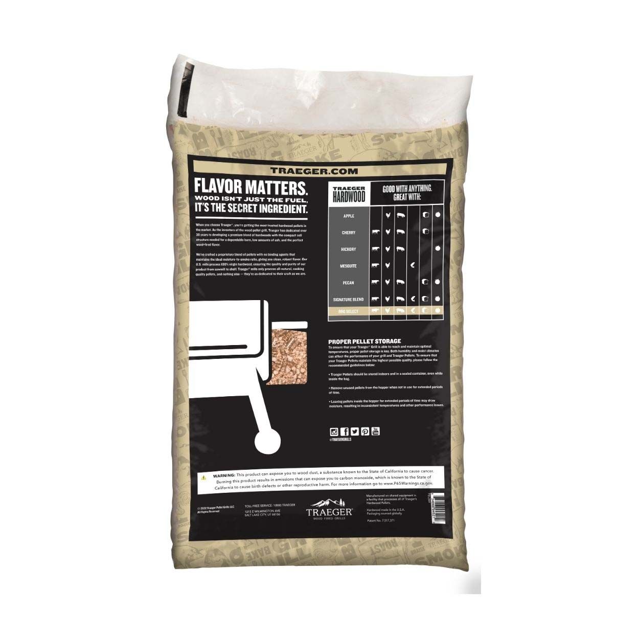 Traeger Oak Wood Pellets 20Lb