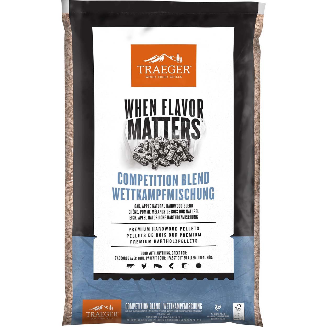 Traeger Competition Blend Wood Pellets 20Lb