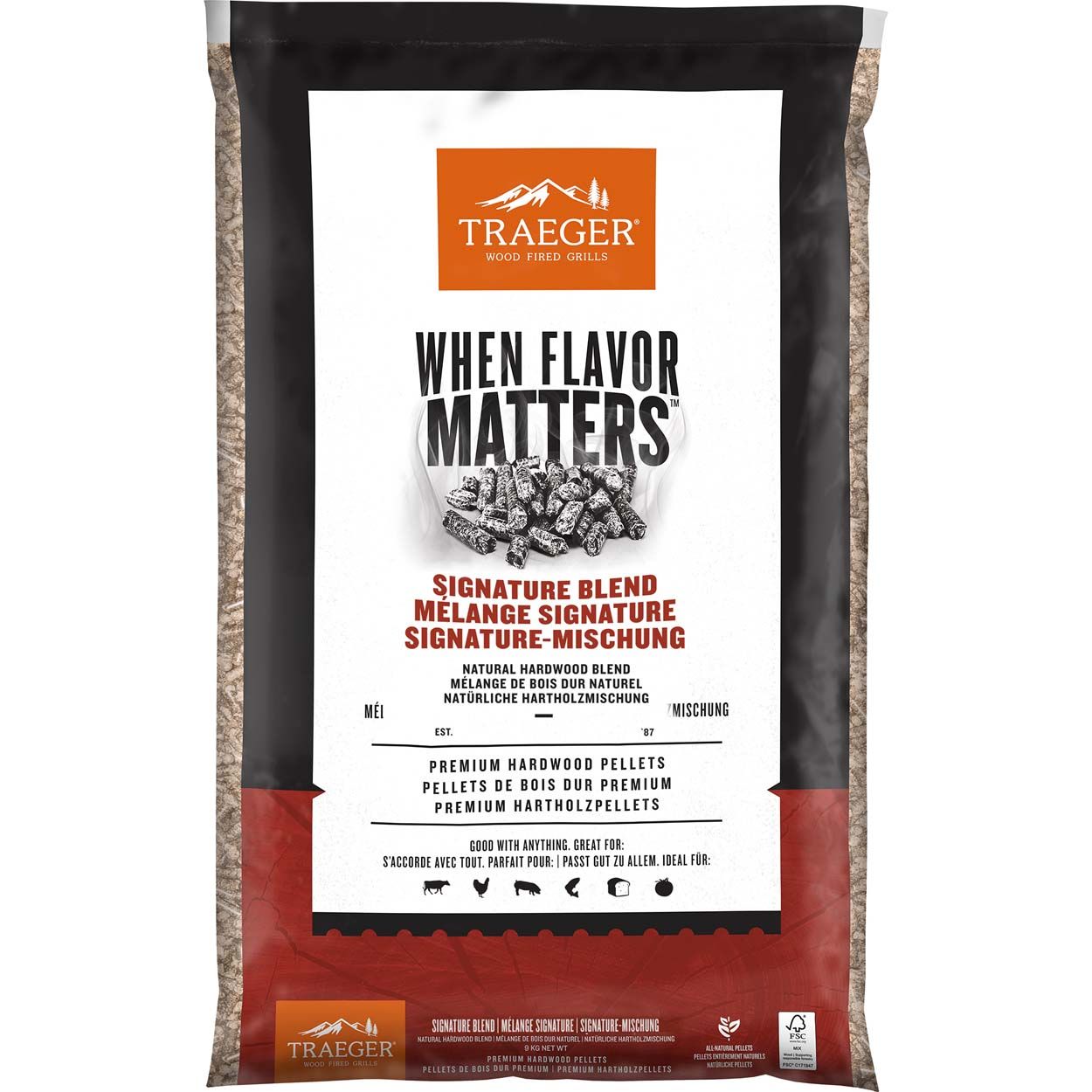 Traeger Fsc Signature Wood Pellets