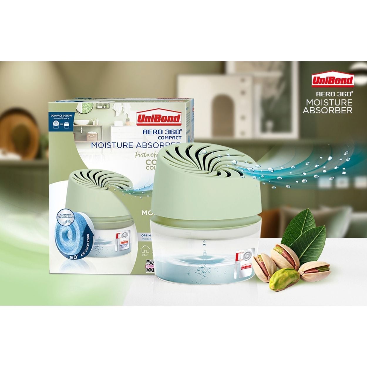 UniBond Aero 360 Pistachio Green Device