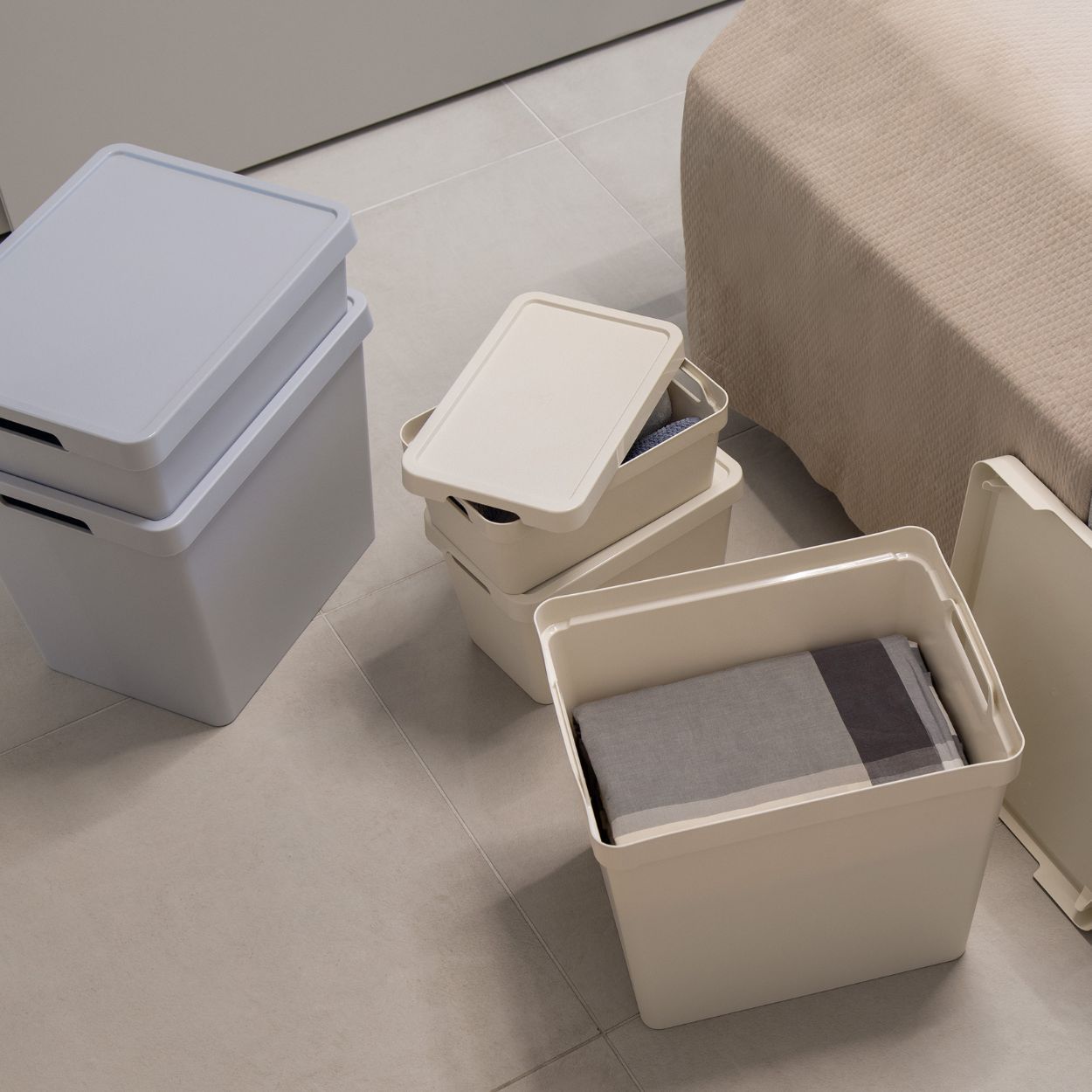 Tontarelli Maya Matte Storage Box XL Grey