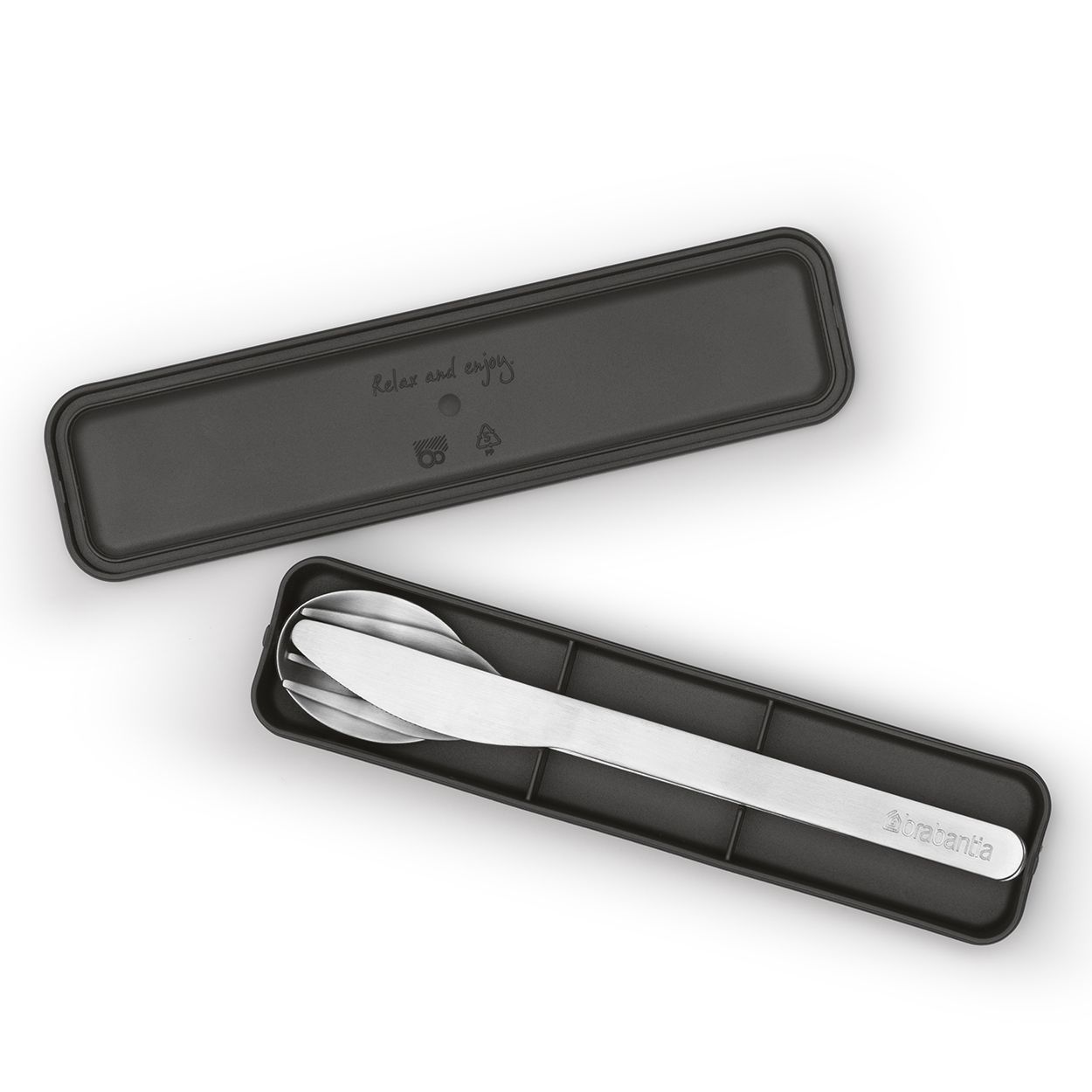 Brabantia Make & Take Cutlery Set - Dark Grey
