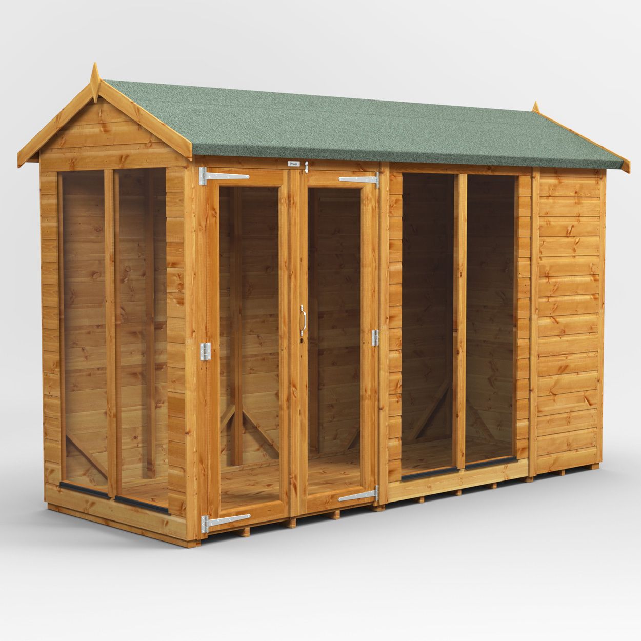 Powersheds Apex Summerhouse - 10ft x 4ft