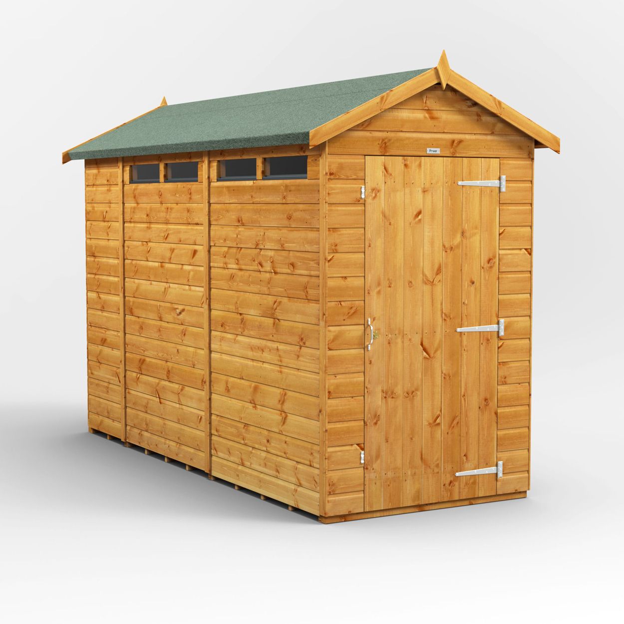 Powersheds Apex Security Shed - 10ft x 4ft