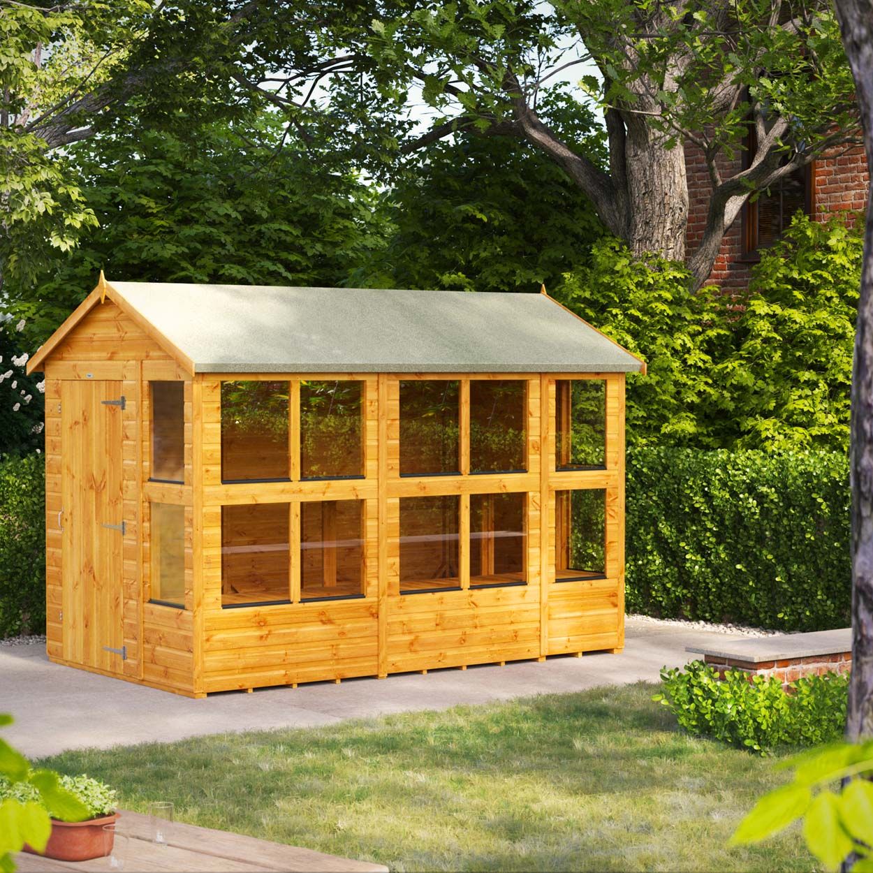 Powersheds Apex Potting Shed - 10ft x 6ft
