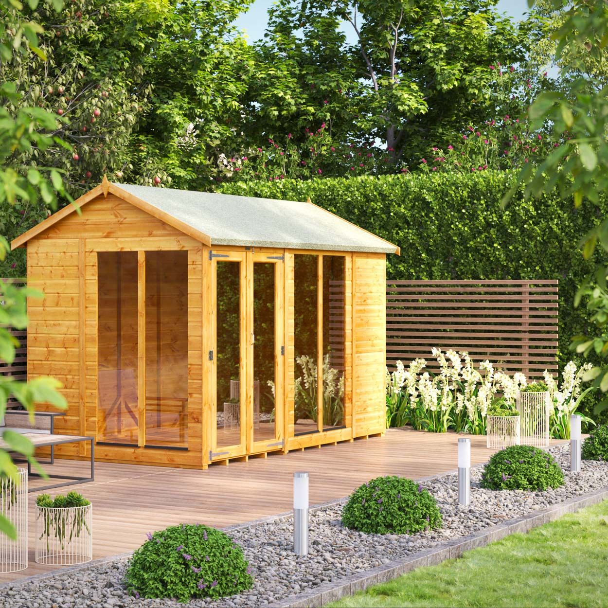 Powersheds Apex Summerhouse - 10ft x 6ft