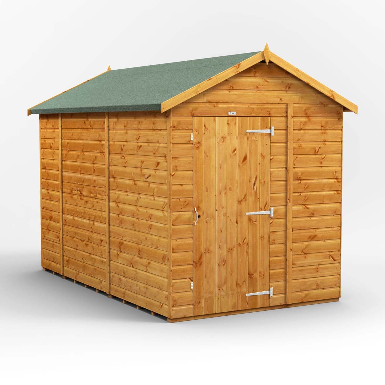 Powersheds Apex Garden Shed -10ft x 6ft Windowless