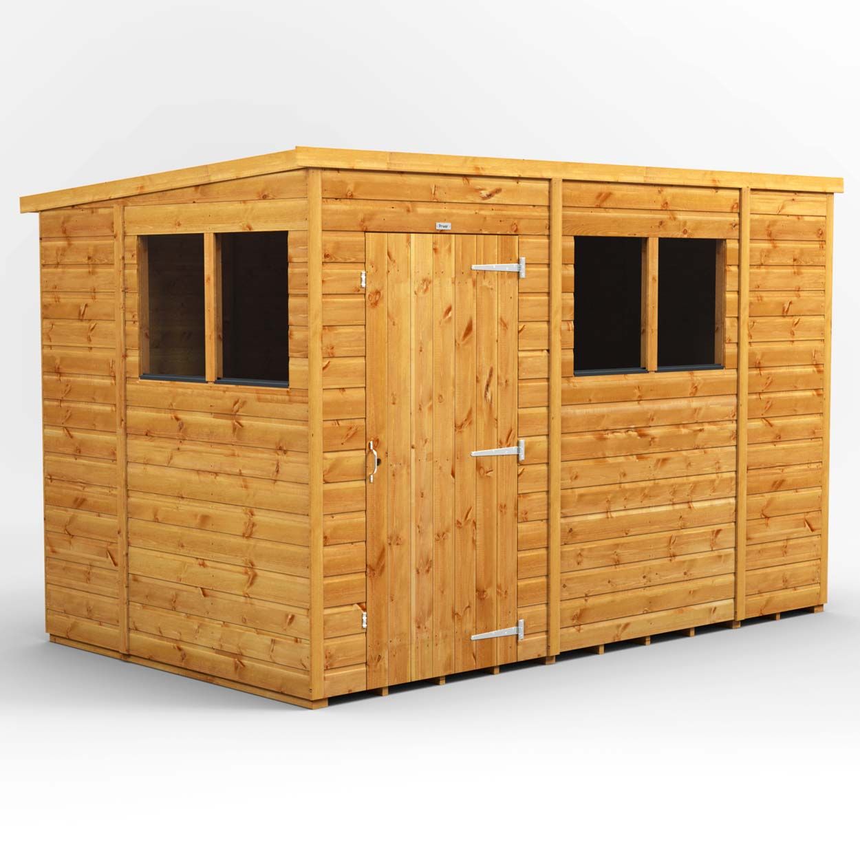 Powersheds Pent Garden Shed - 10ft x 6ft