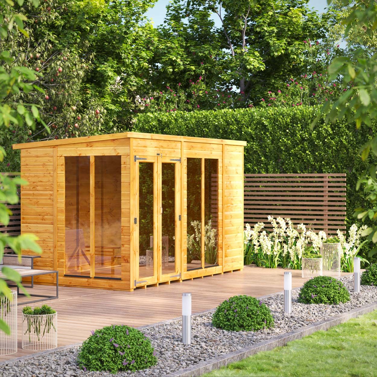 Powersheds Pent Summerhouse - 10ft x 6ft