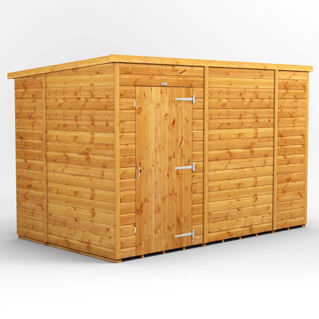 Powersheds Pent Garden Shed 10ft x 6ft Windowless