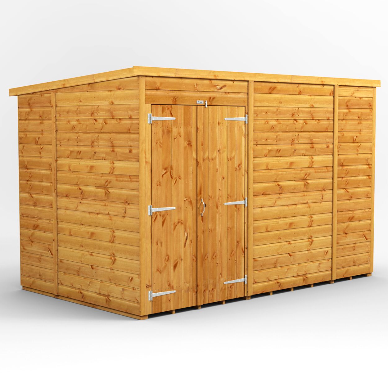 Powersheds Pent Garden Shed 10ft x6ft Windowles DD