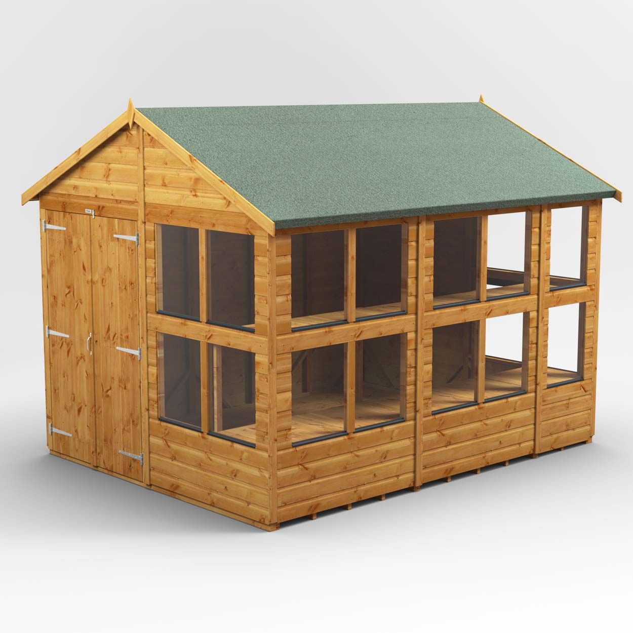 Powersheds Apex Potting Shed - 10ft x 8ft - DD