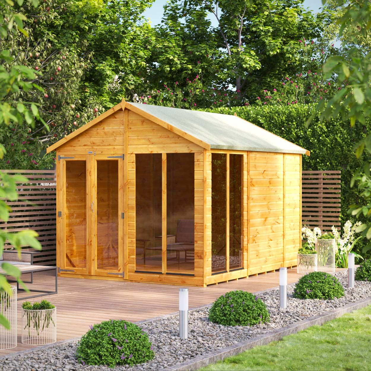 Powersheds Apex Summerhouse - 10ft x 8ft