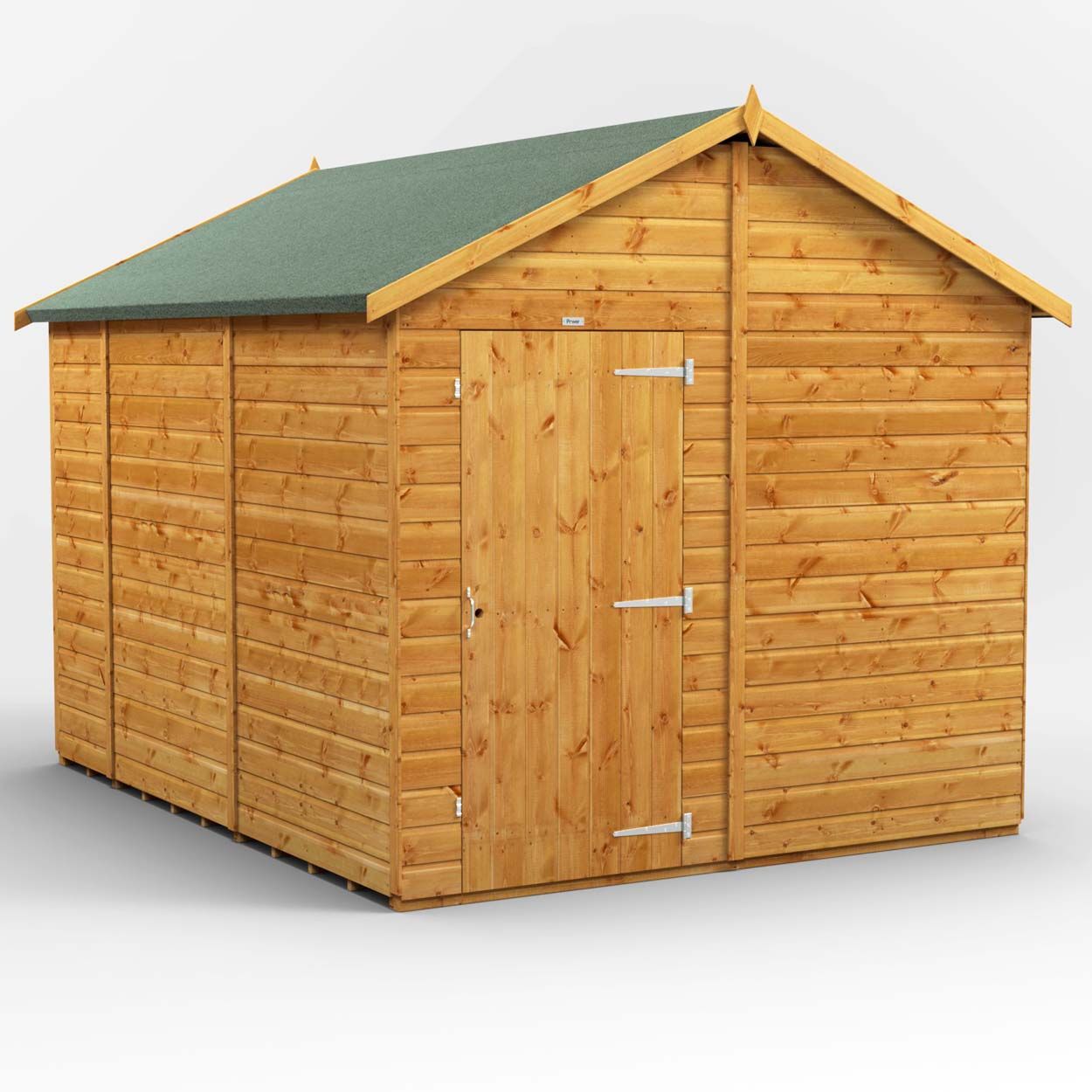 Powersheds Apex Garden Shed 10ft x 8ft Windowless