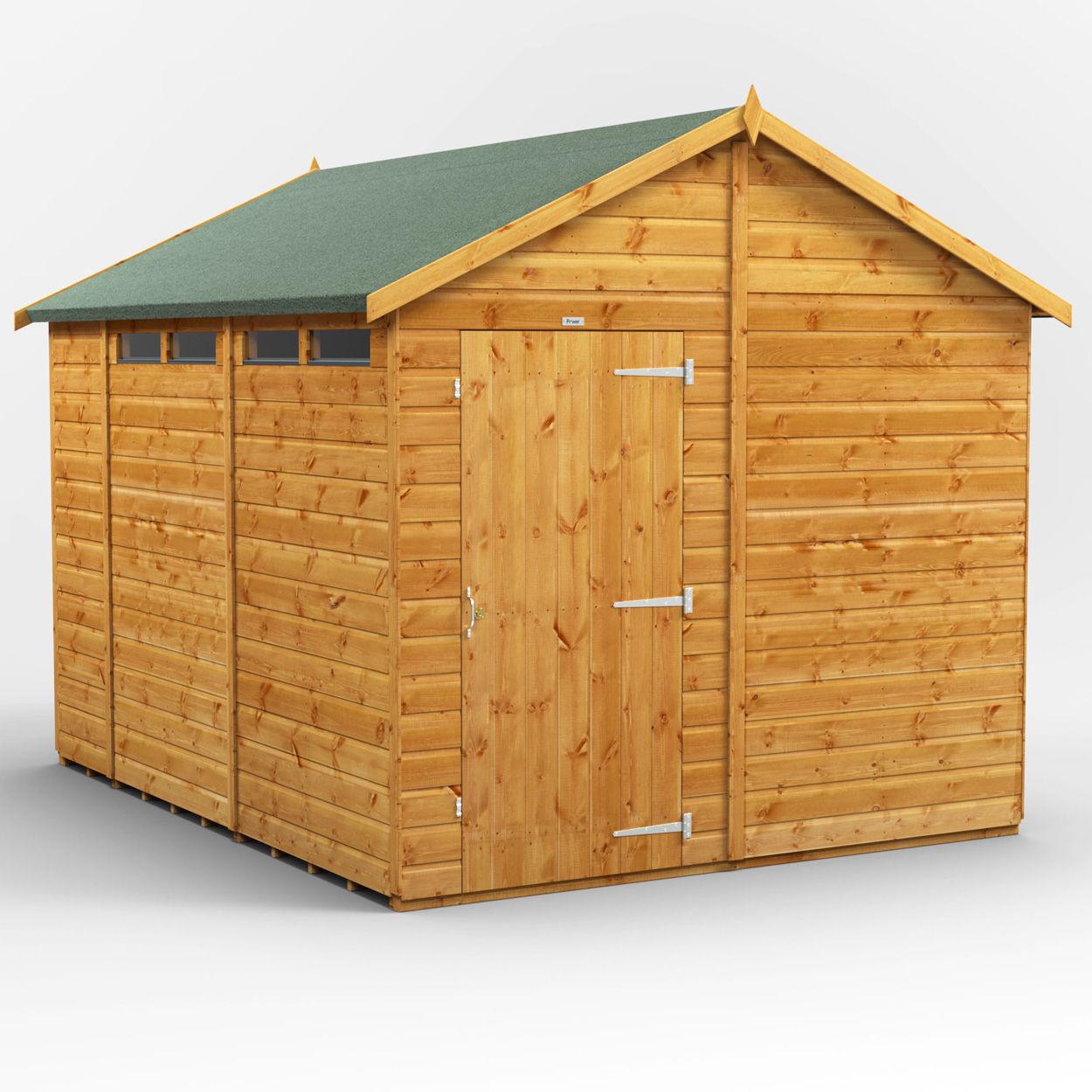 Powersheds Apex Security Shed - 10ft x 8ft